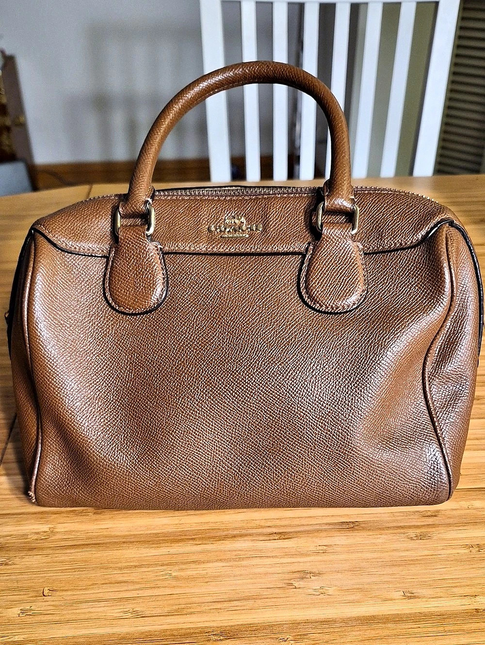 Coach Mini Rowan Crossbody Bag Brown Satchel